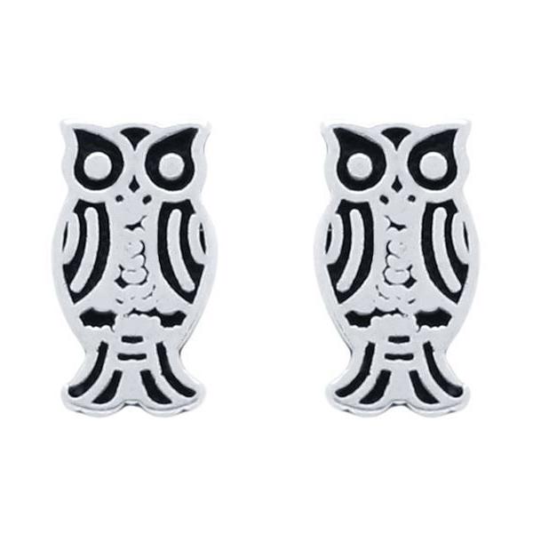 Cercei eleganti din argint 925 cu bufnite, Be Wise [2]